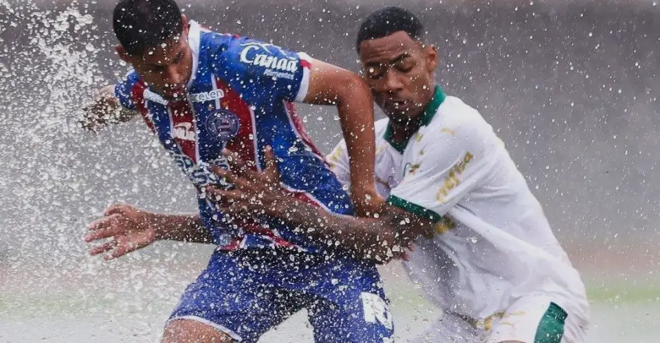 Chuva adia partida entre Bahia e Palmeiras no sub-20